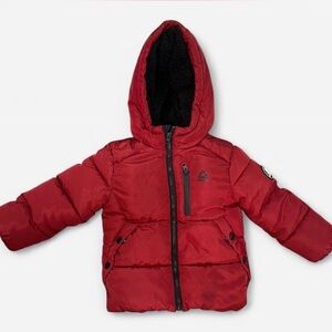 Reebok Kids Puffer Jacket in Vibrant Red